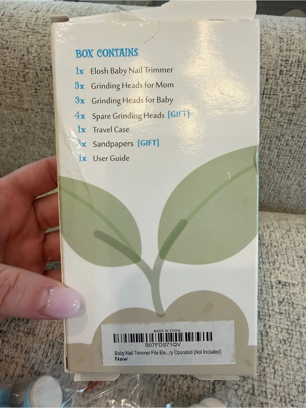 Blue Baby Nail Trimmer Kit